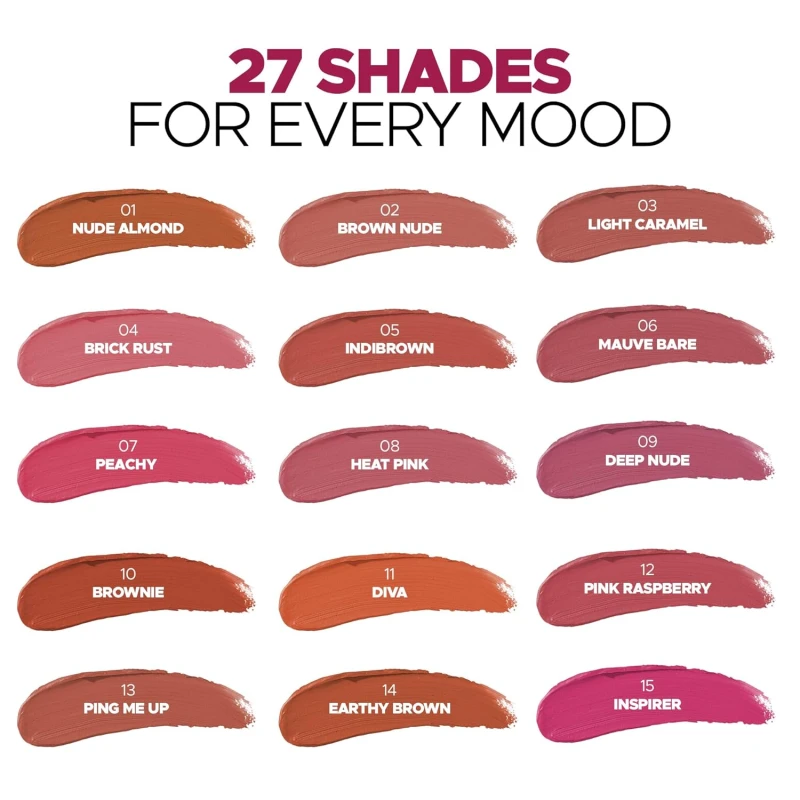 Matte Trap Liquid Lipstick | Non-Transfer & Waterproof Lipstick | 8-Hour Long Stay | Non-Drying Formula | 5ml (Brick Rust - Shade 04) thumbnail 5